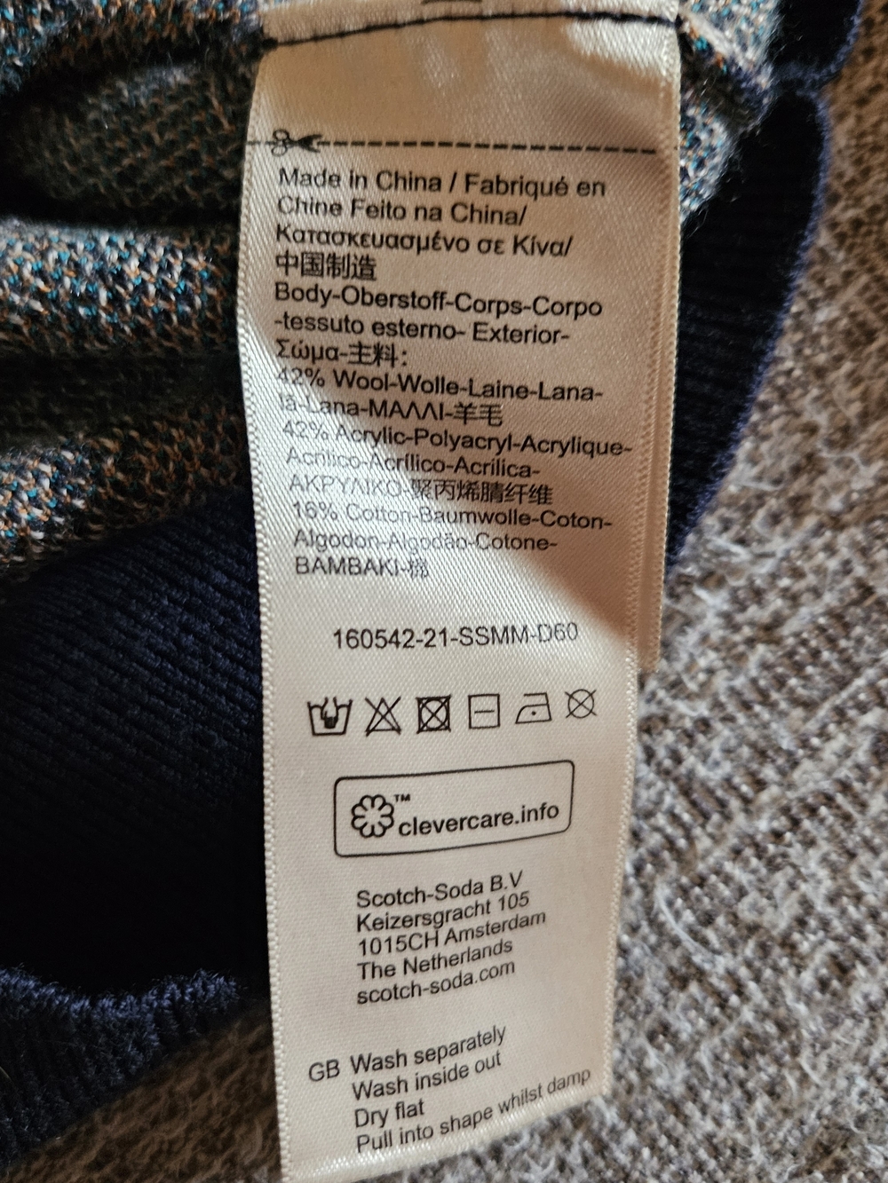 Scotch & Soda Men’s Navy Blue Sweater - Picture 4 of 4